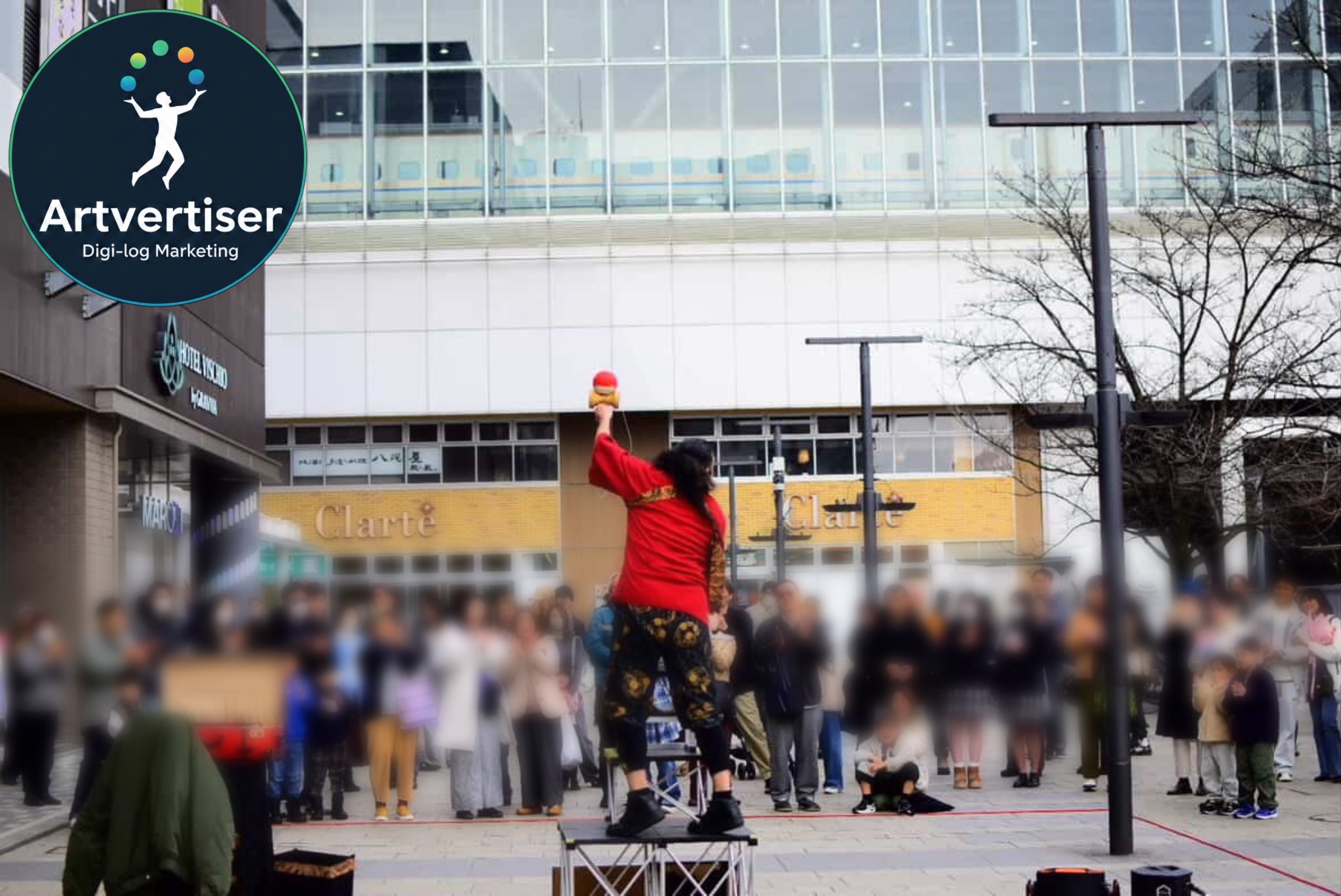 Artpillarのパフォーマンス風景